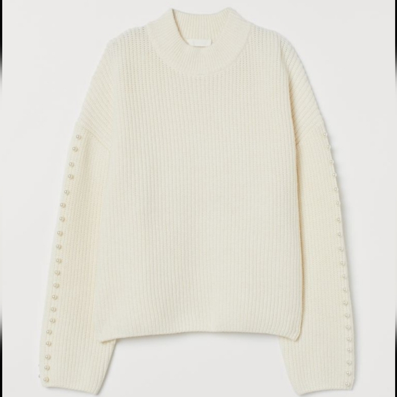 H&M sweater with Pearlscent beads - Picture 1 of 6